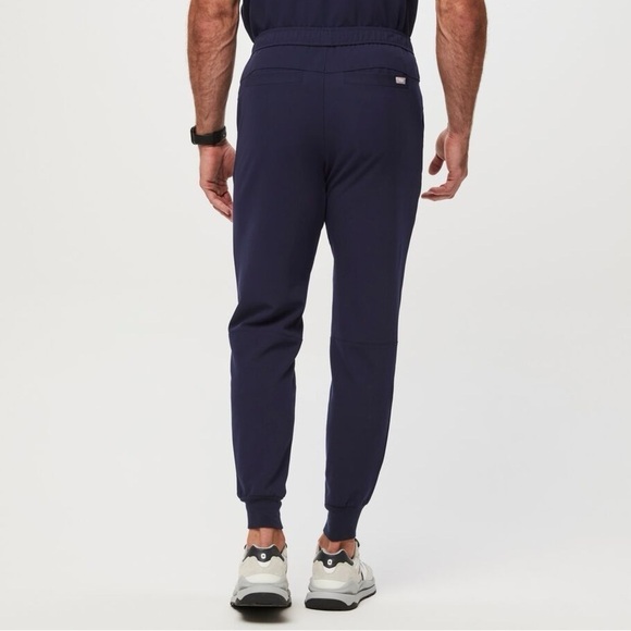 FIGS Tansen Jogger Scrub Pants Navy 5 Pockets Slim Fit Stretch Anti-Wrinkle Sz S - Picture 4 of 11